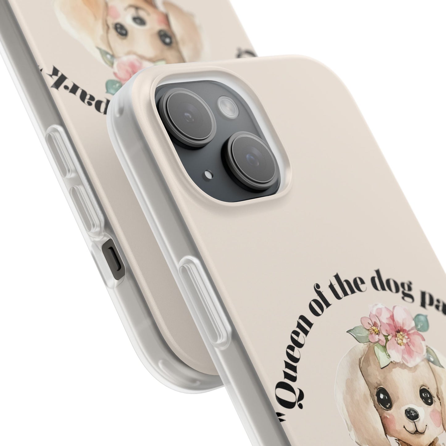 Cute Dog Park Flexi Case - 'Queen of the Dog Park', Protective Phone Cover for Dog Lovers, Pet Gift, Dog Mom Accessory, Custom Phone Case