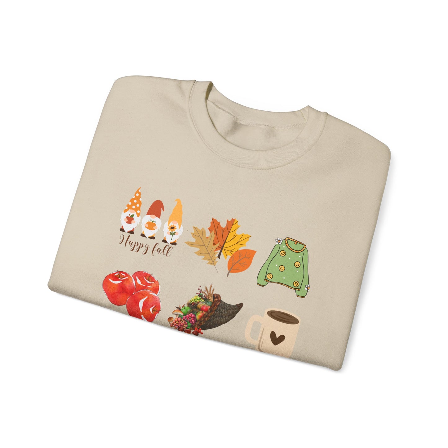 Fall Vibes Crewneck Sweatshirt - Cozy Autumn Unisex Blend for Cool Days and Thanksgiving, Give a gift or keep for yourself, printed in Canada