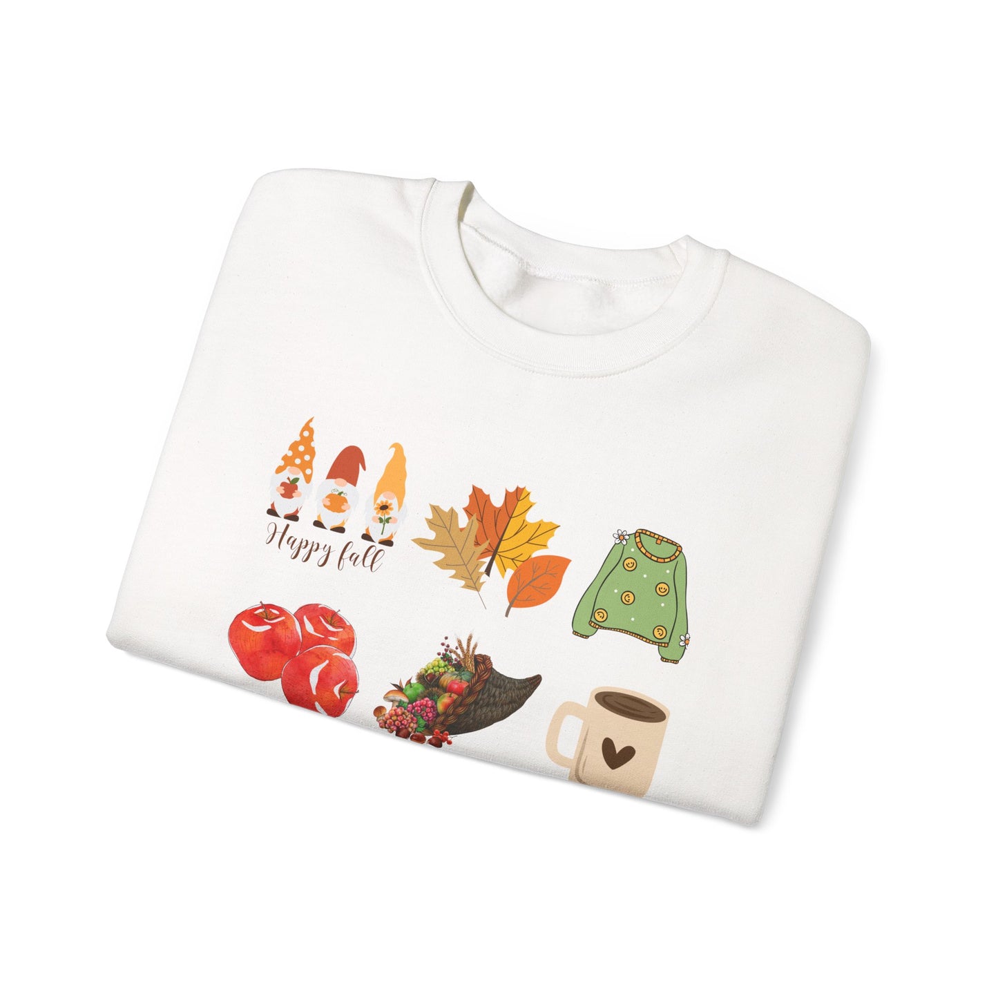 Fall Vibes Crewneck Sweatshirt - Cozy Autumn Unisex Blend for Cool Days and Thanksgiving, Give a gift or keep for yourself, printed in Canada