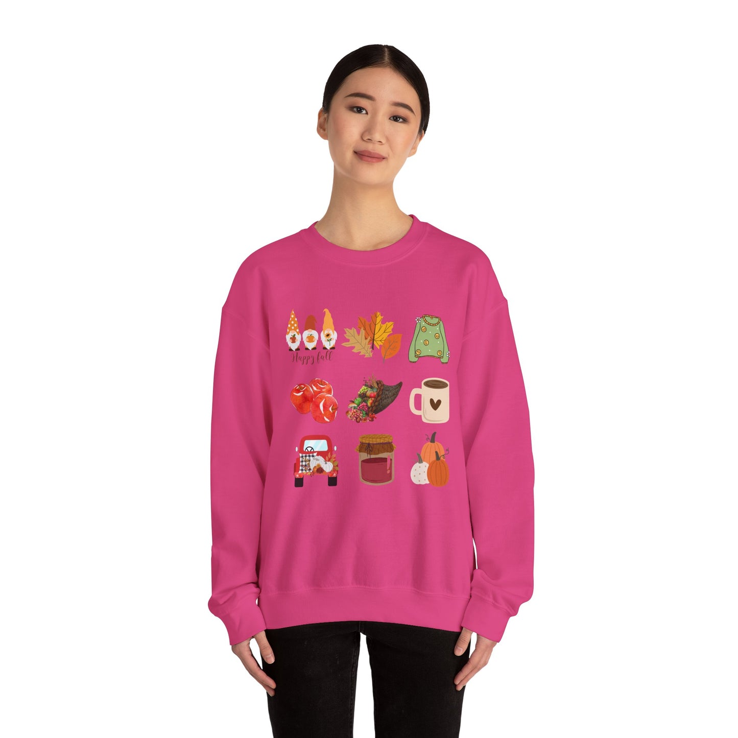Fall Vibes Crewneck Sweatshirt - Cozy Autumn Unisex Blend for Cool Days and Thanksgiving, Give a gift or keep for yourself, printed in Canada