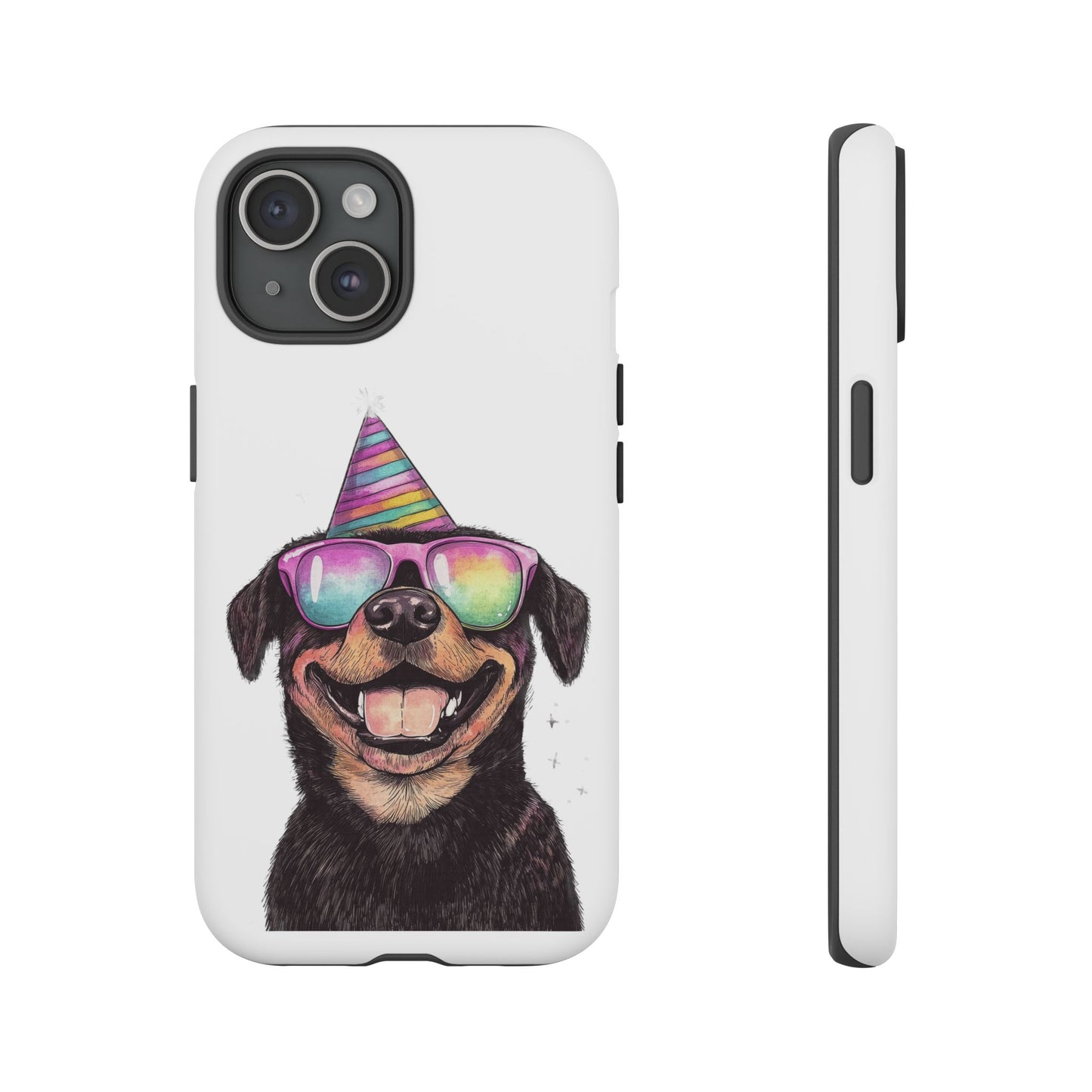 Funny Dog Phone Case, Pet Lover Gift, Rottweiler Case, Birthday Gift, Cute Dog Accessory