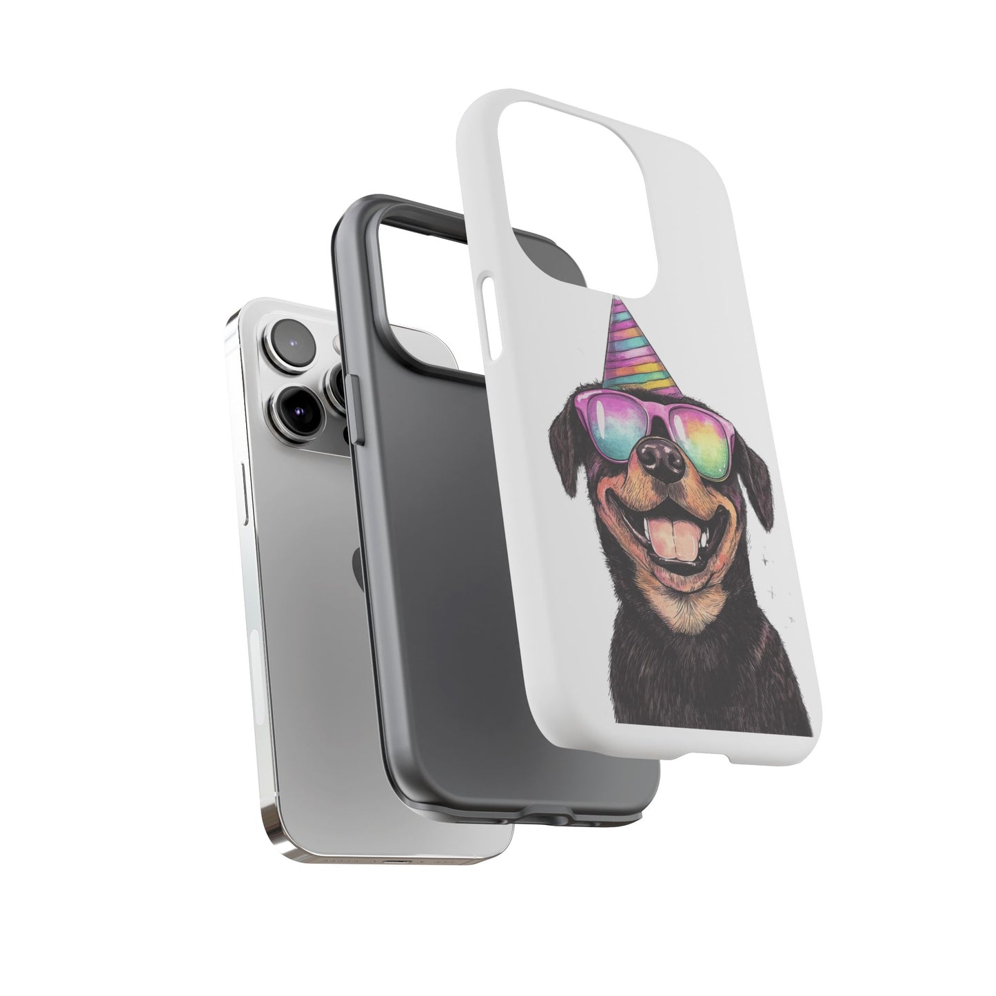 Funny Dog Phone Case, Pet Lover Gift, Rottweiler Case, Birthday Gift, Cute Dog Accessory