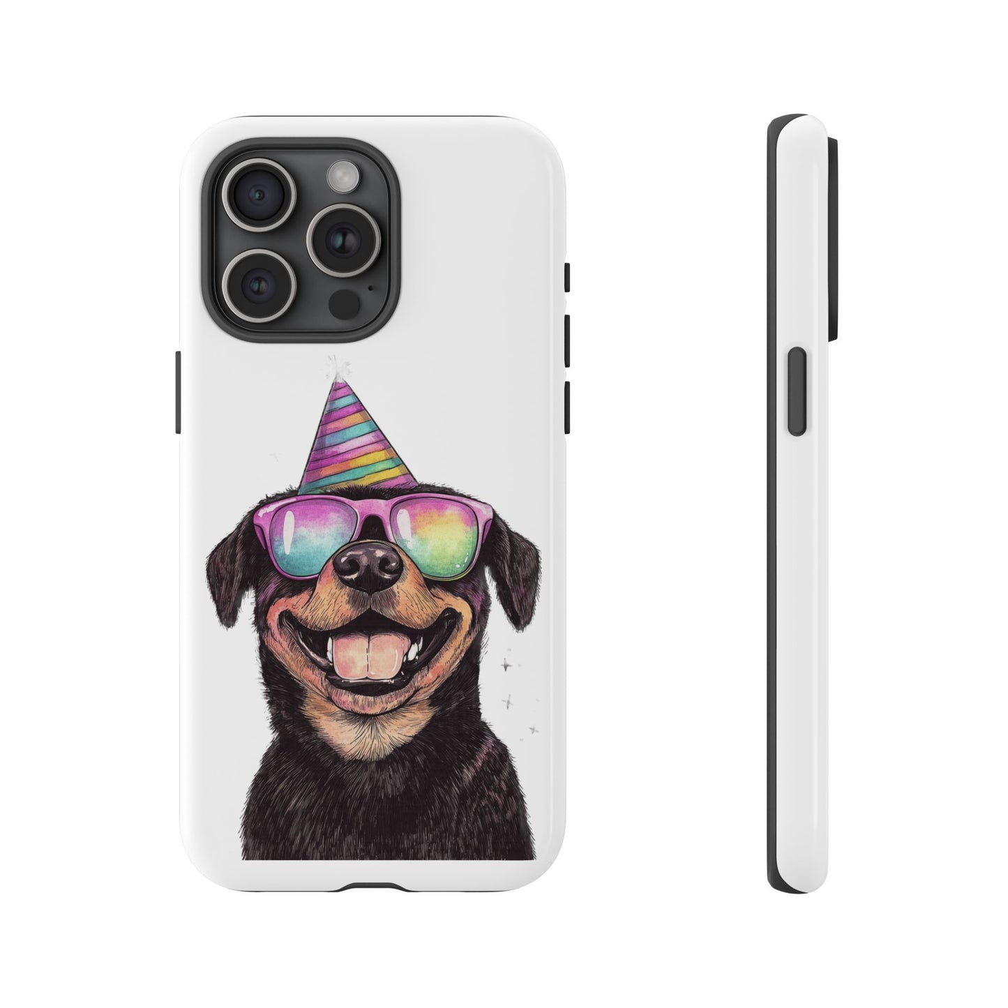 Funny Dog Phone Case, Pet Lover Gift, Rottweiler Case, Birthday Gift, Cute Dog Accessory