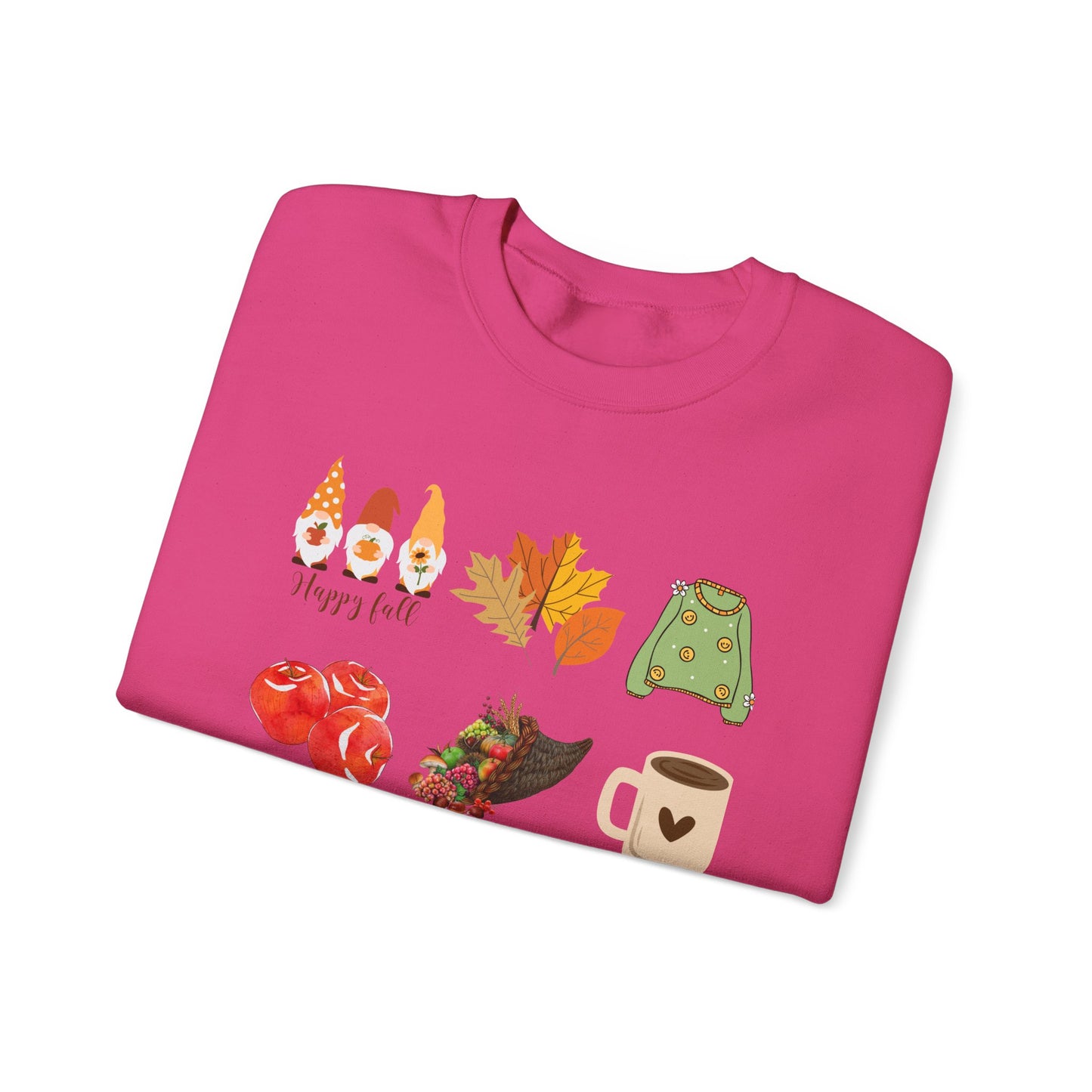 Fall Vibes Crewneck Sweatshirt - Cozy Autumn Unisex Blend for Cool Days and Thanksgiving, Give a gift or keep for yourself, printed in Canada