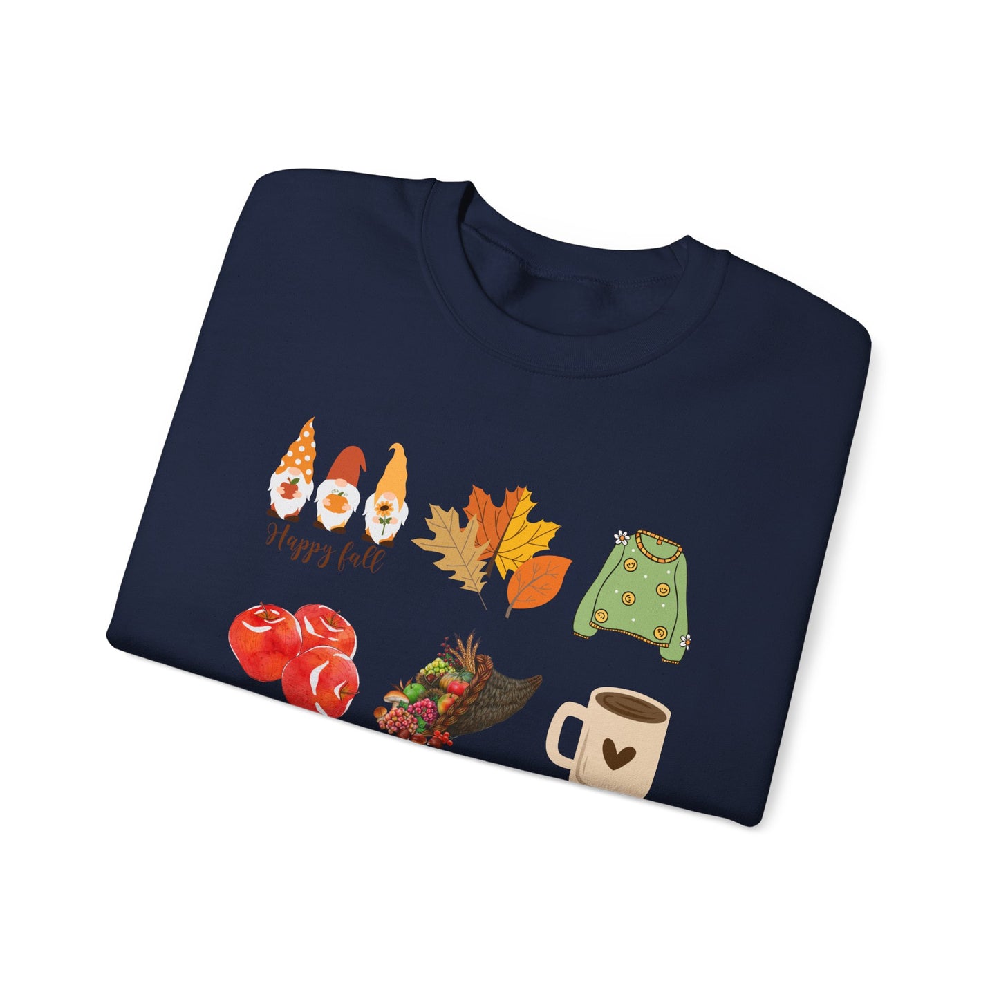 Fall Vibes Crewneck Sweatshirt - Cozy Autumn Unisex Blend for Cool Days and Thanksgiving, Give a gift or keep for yourself, printed in Canada