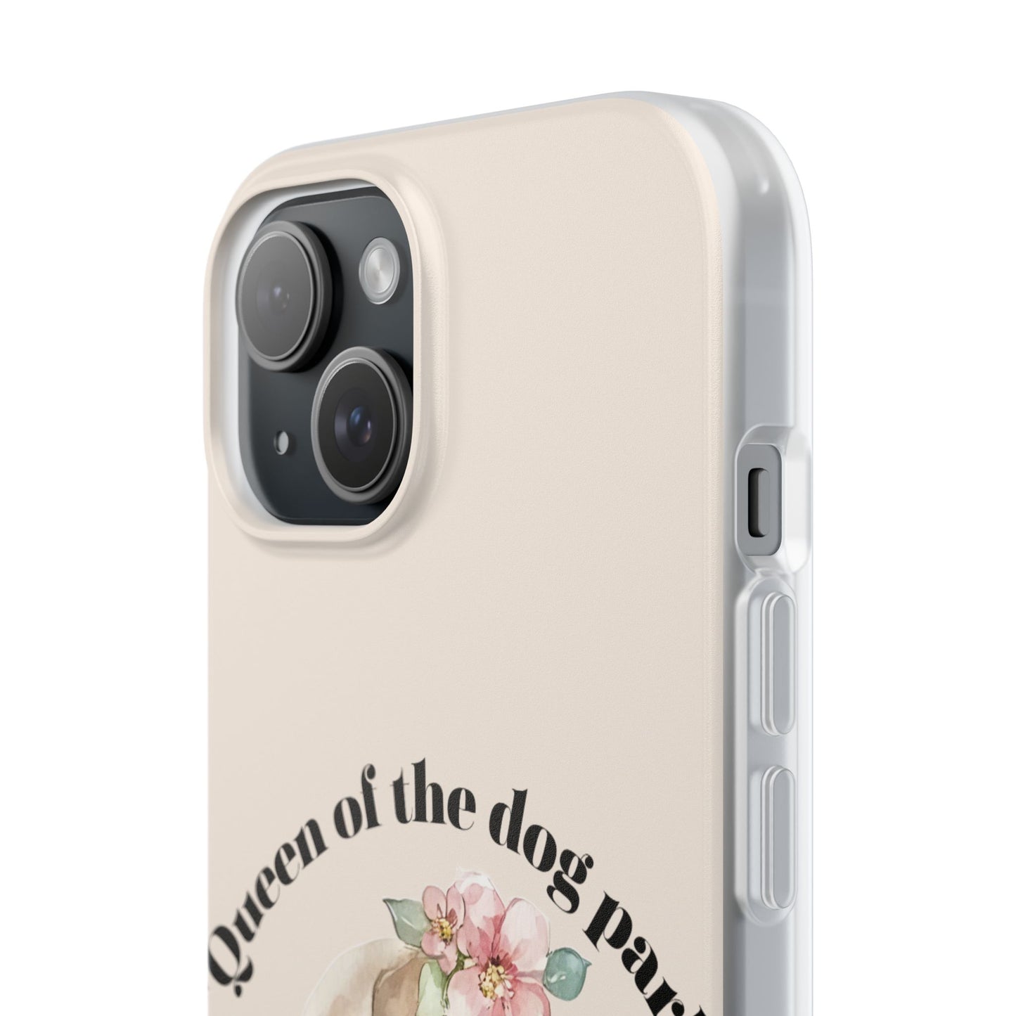 Cute Dog Park Flexi Case - 'Queen of the Dog Park', Protective Phone Cover for Dog Lovers, Pet Gift, Dog Mom Accessory, Custom Phone Case