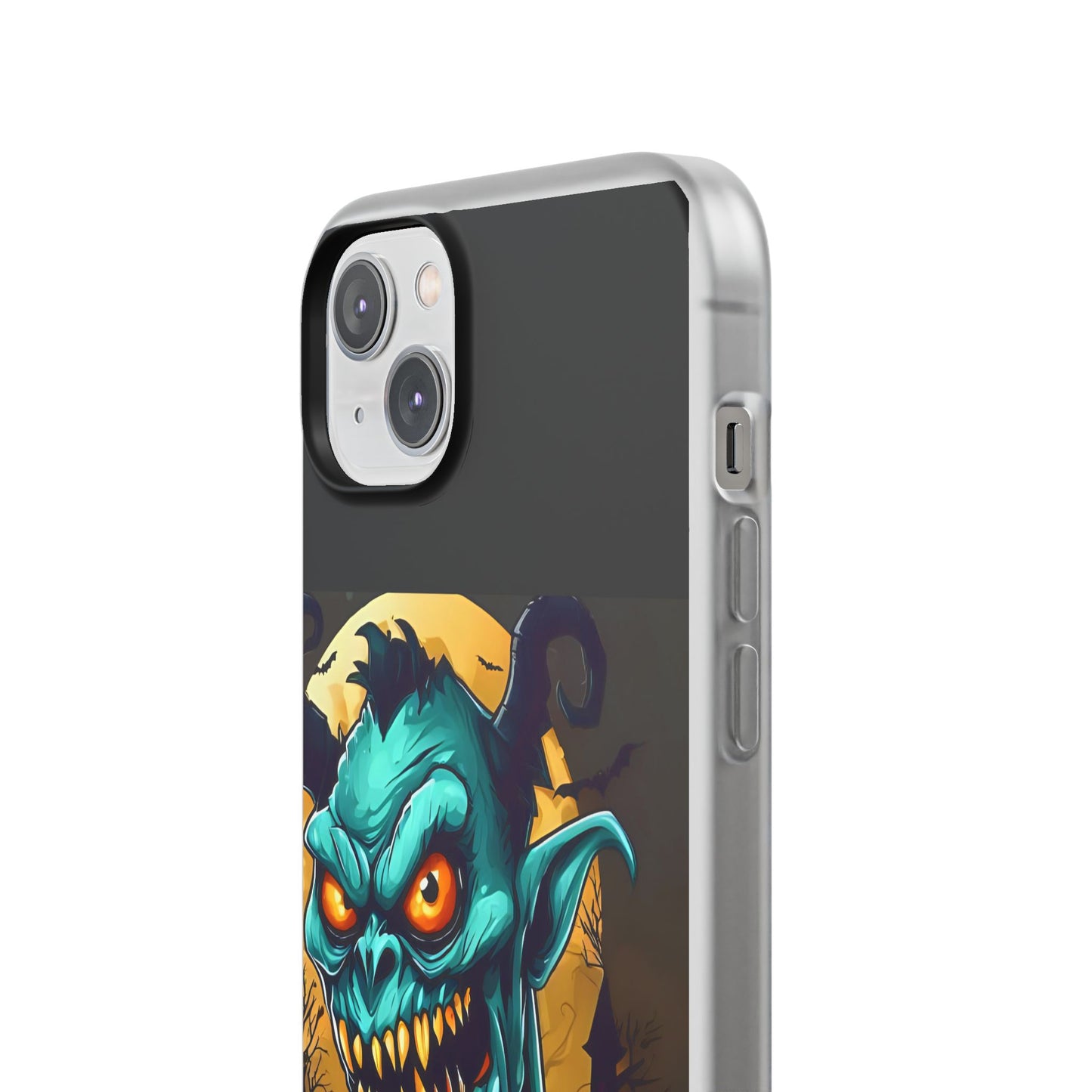 Halloween Monster Flexi Case - Fun Phone Cover, Witch Candy Design, Halloween Gift, Spooky Phone Accessory, Cute Monster Case