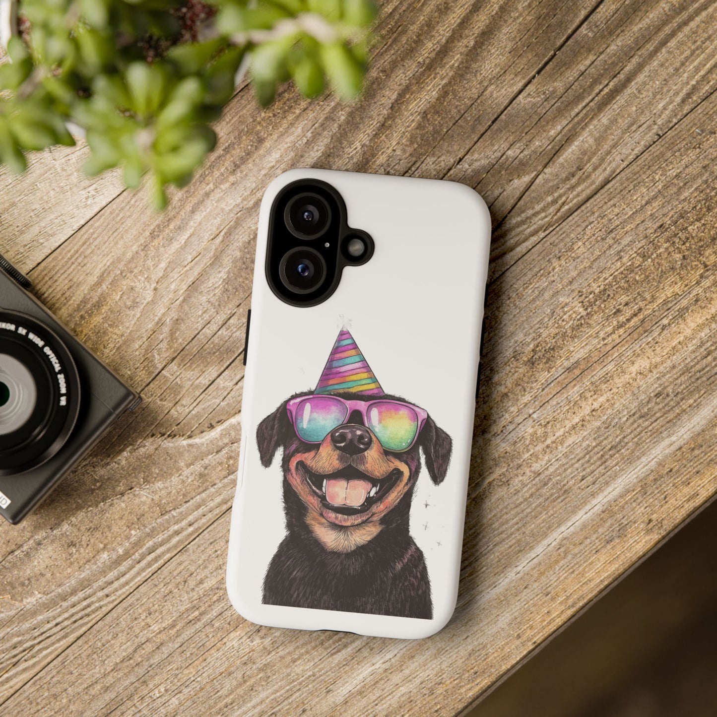 Funny Dog Phone Case, Pet Lover Gift, Rottweiler Case, Birthday Gift, Cute Dog Accessory