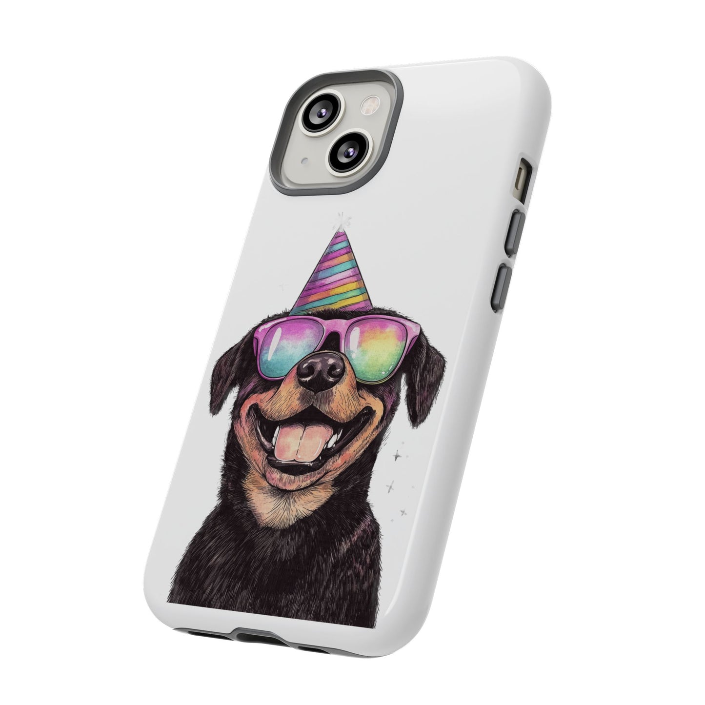 Funny Dog Phone Case, Pet Lover Gift, Rottweiler Case, Birthday Gift, Cute Dog Accessory