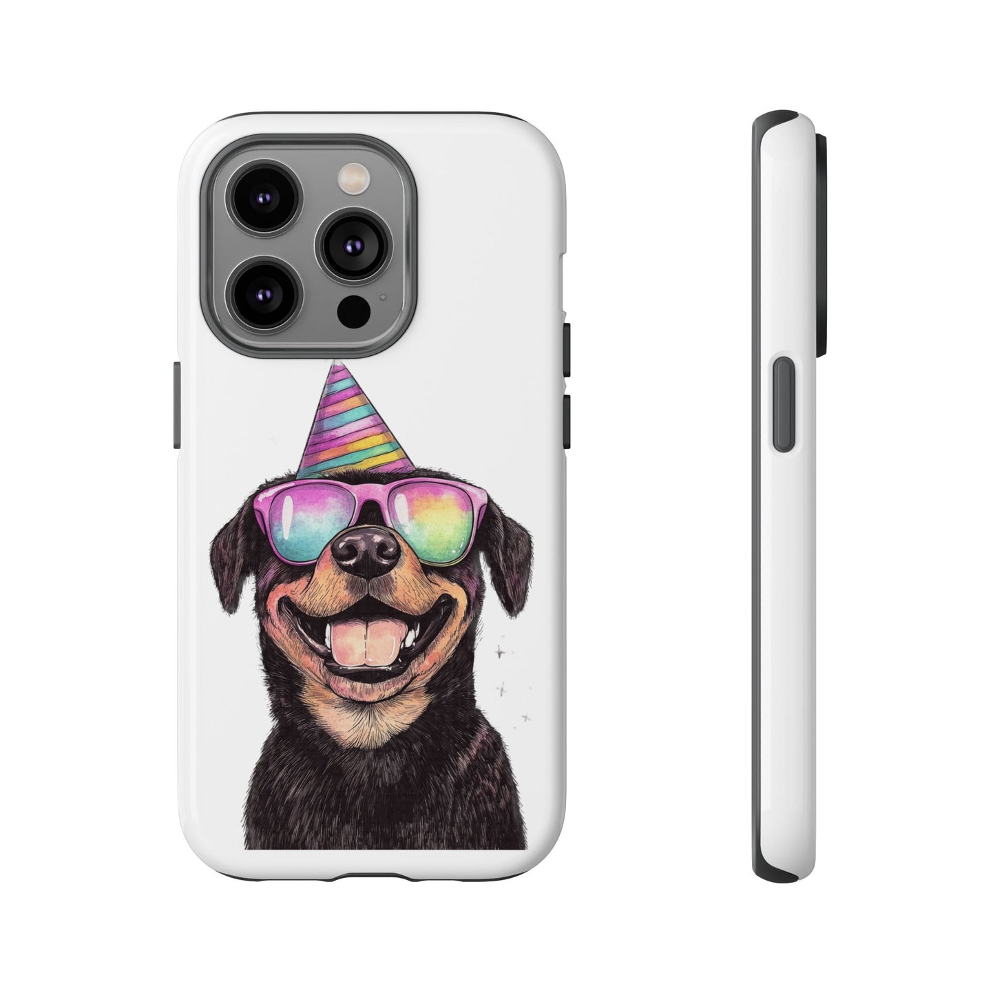 Funny Dog Phone Case, Pet Lover Gift, Rottweiler Case, Birthday Gift, Cute Dog Accessory
