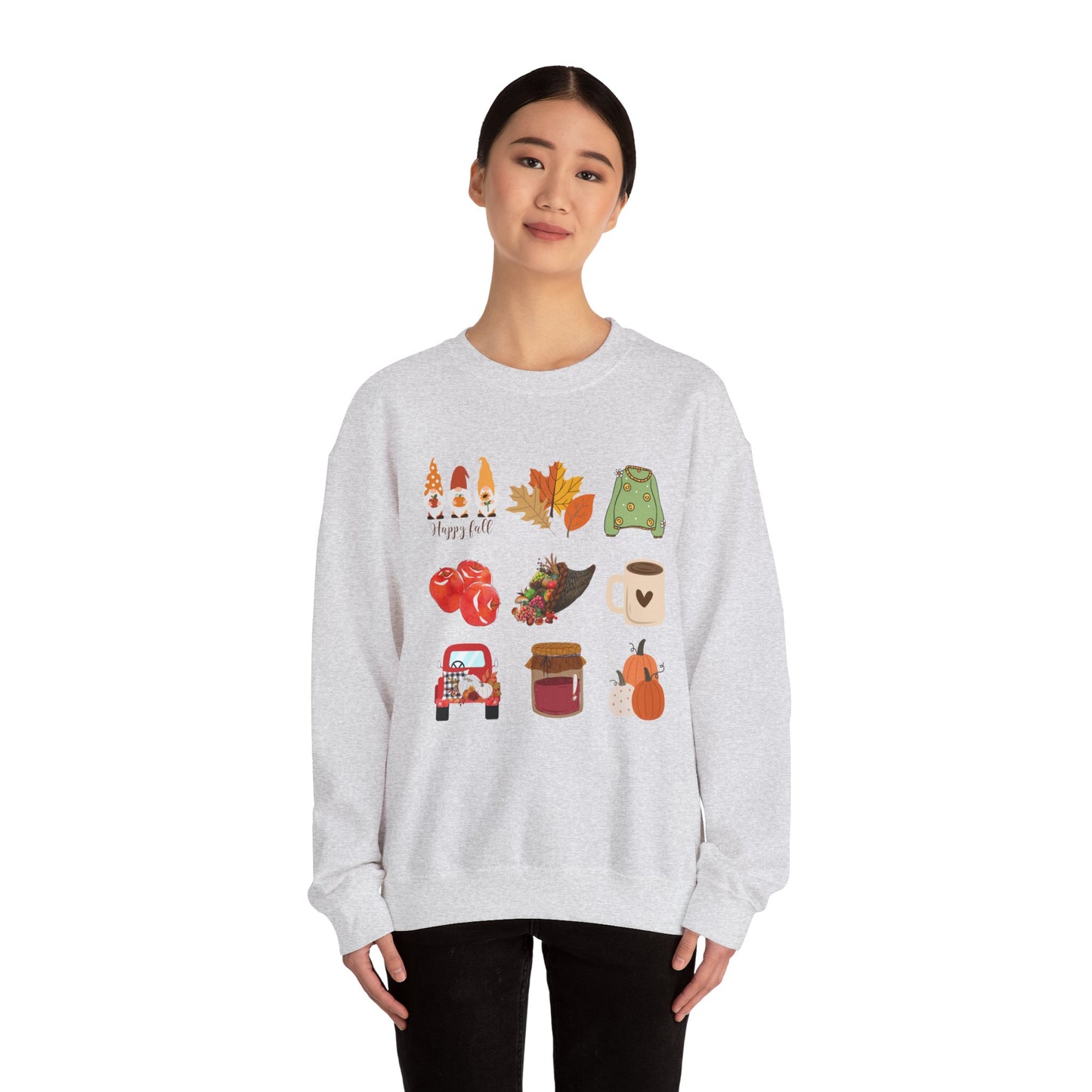 Fall Vibes Crewneck Sweatshirt - Cozy Autumn Unisex Blend for Cool Days and Thanksgiving, Give a gift or keep for yourself, printed in Canada