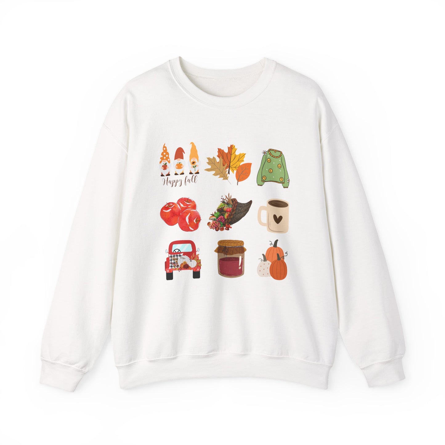 Fall Vibes Crewneck Sweatshirt - Cozy Autumn Unisex Blend for Cool Days and Thanksgiving, Give a gift or keep for yourself, printed in Canada