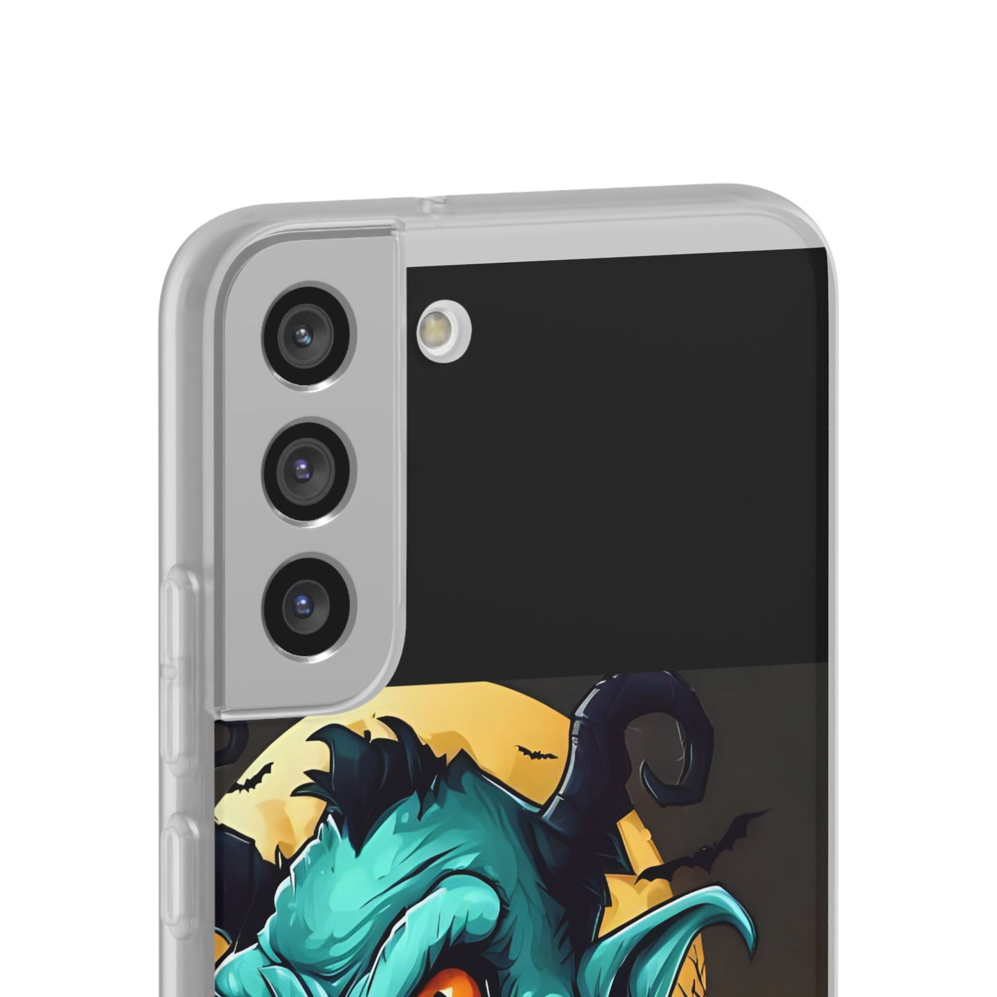 Halloween Monster Flexi Case - Fun Phone Cover, Witch Candy Design, Halloween Gift, Spooky Phone Accessory, Cute Monster Case