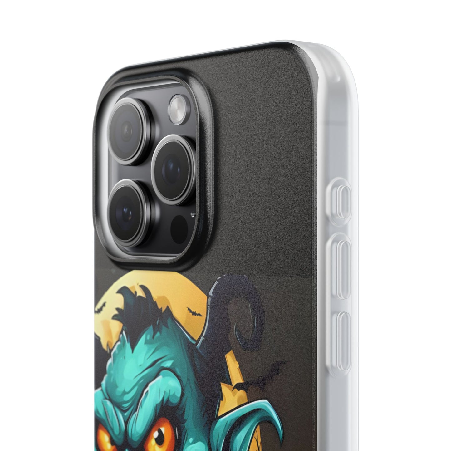 Halloween Monster Flexi Case - Fun Phone Cover, Witch Candy Design, Halloween Gift, Spooky Phone Accessory, Cute Monster Case