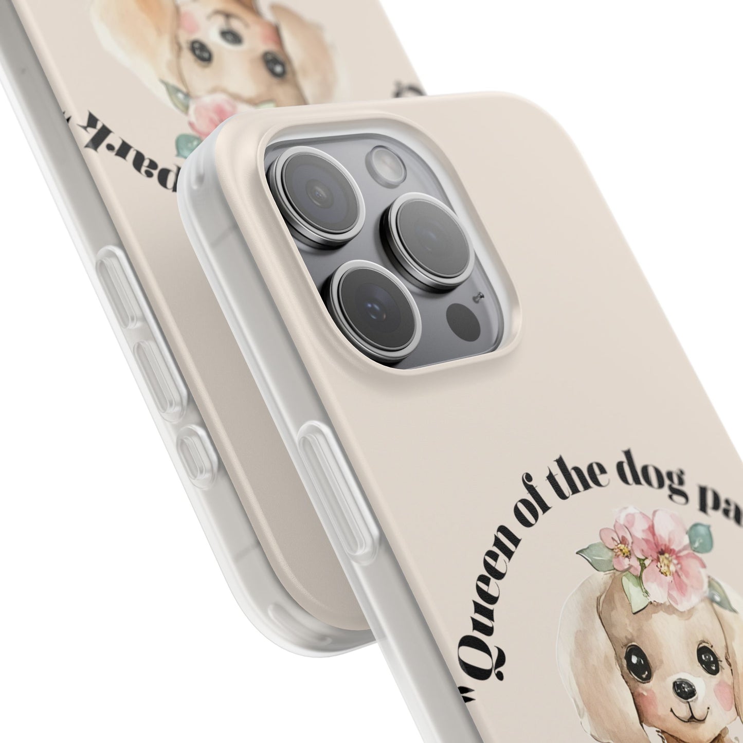 Cute Dog Park Flexi Case - 'Queen of the Dog Park', Protective Phone Cover for Dog Lovers, Pet Gift, Dog Mom Accessory, Custom Phone Case