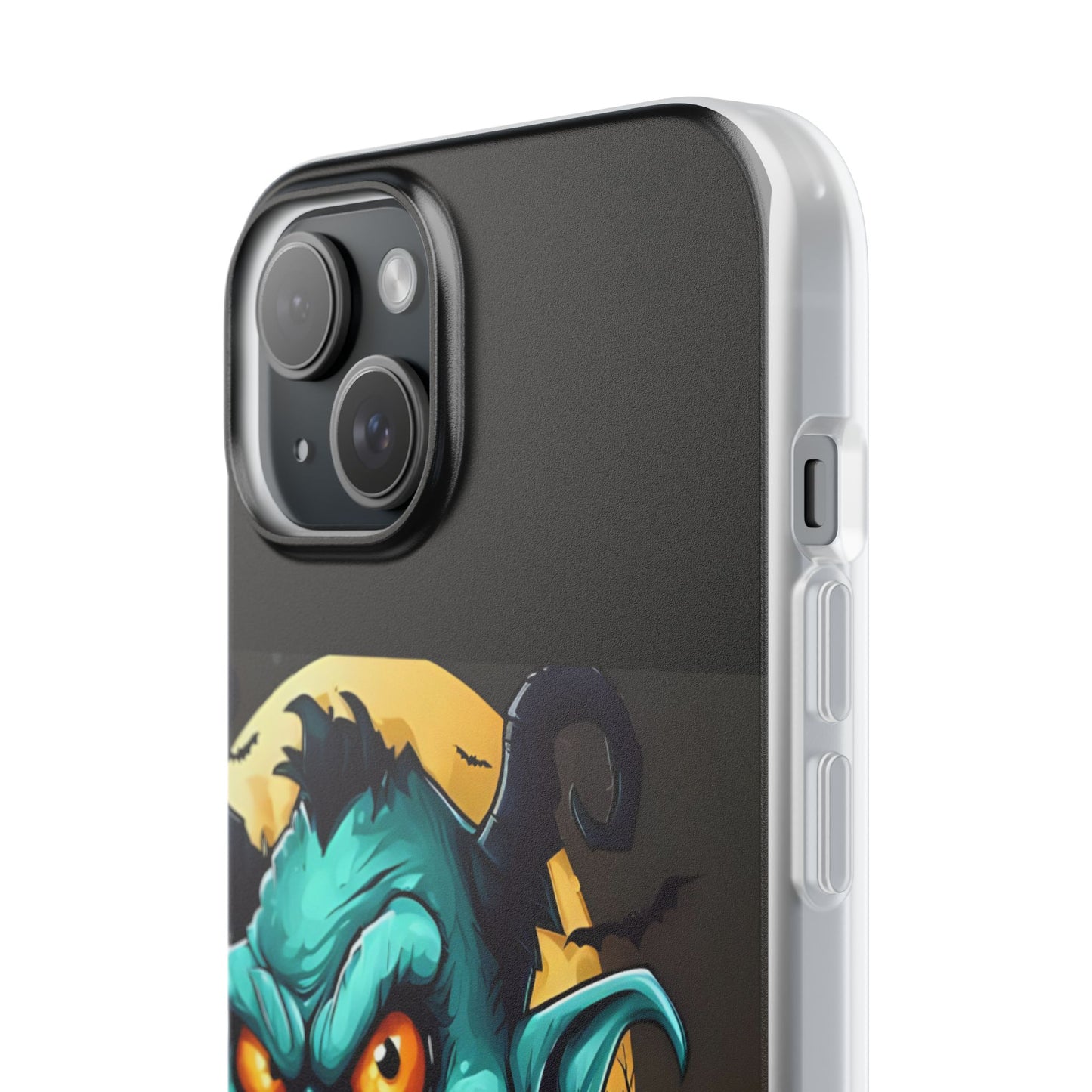 Halloween Monster Flexi Case - Fun Phone Cover, Witch Candy Design, Halloween Gift, Spooky Phone Accessory, Cute Monster Case