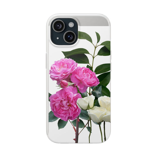 Floral Flexi Cases Stylish Phone Cover Flower Design, Gift for Flower Lover Nature Lover Case Spring Accessories Birthday Gift
