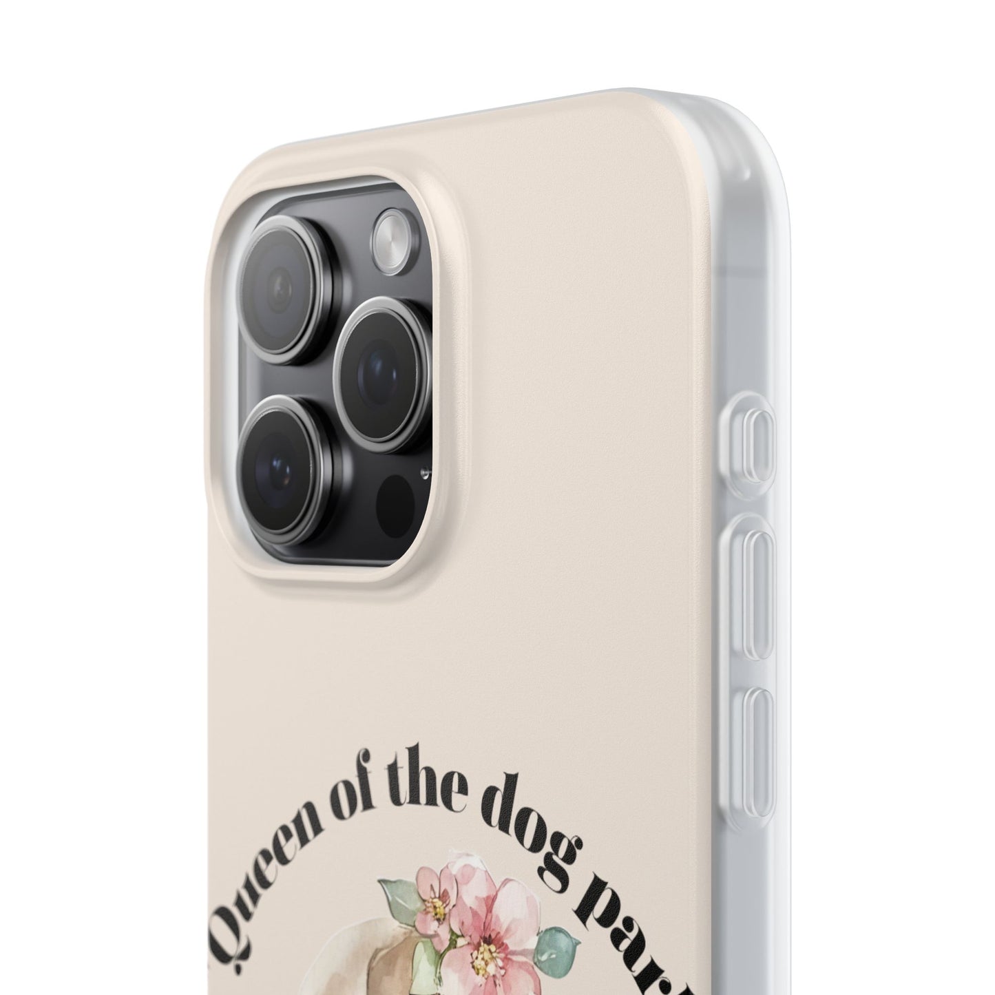 Cute Dog Park Flexi Case - 'Queen of the Dog Park', Protective Phone Cover for Dog Lovers, Pet Gift, Dog Mom Accessory, Custom Phone Case