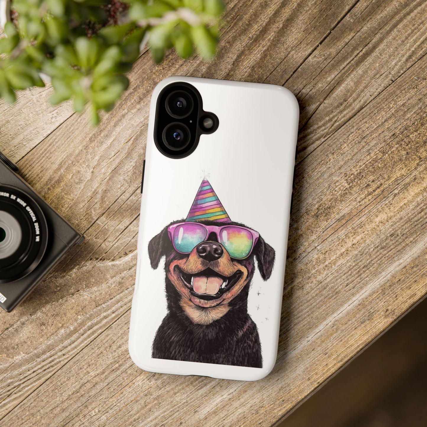 Funny Dog Phone Case, Pet Lover Gift, Rottweiler Case, Birthday Gift, Cute Dog Accessory