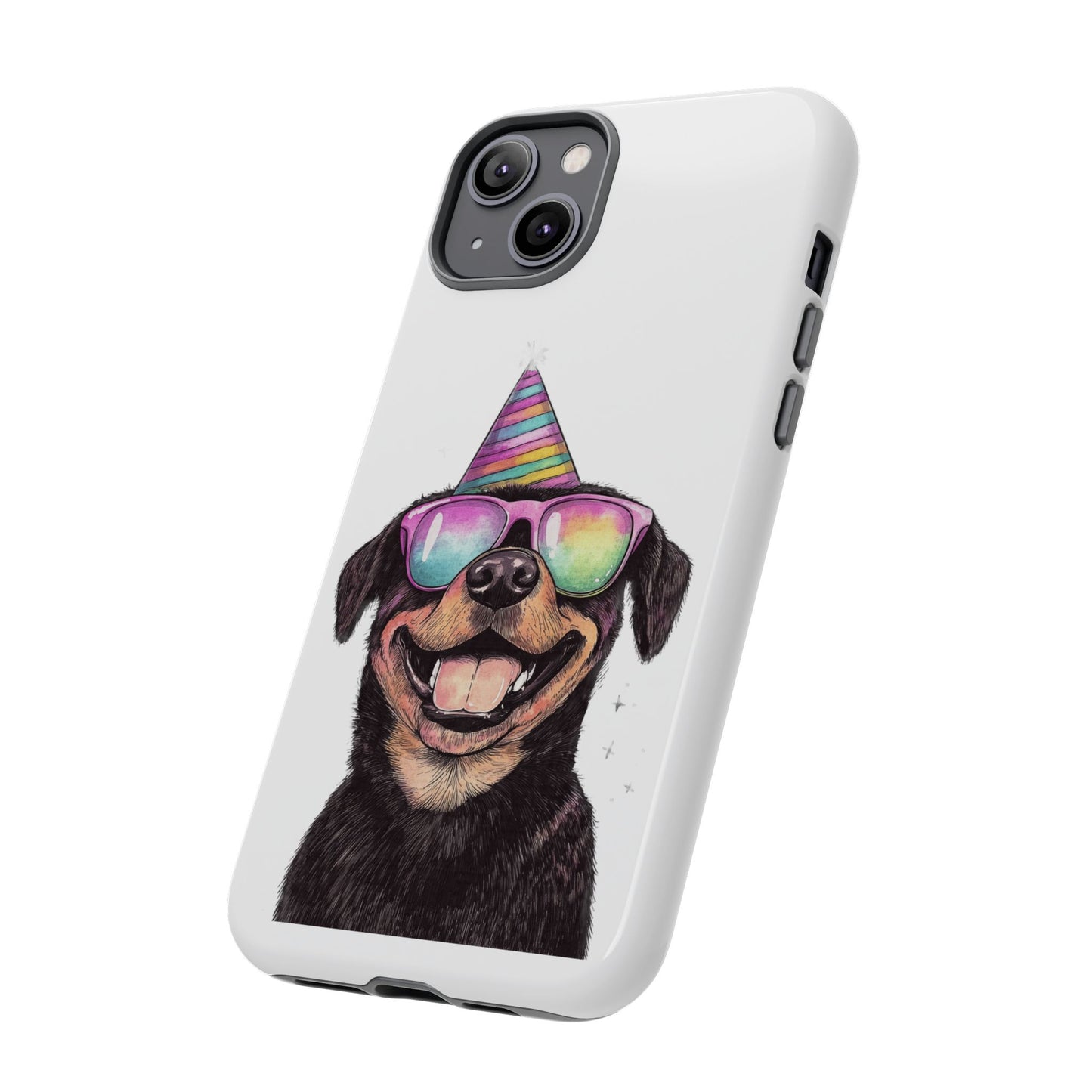 Funny Dog Phone Case, Pet Lover Gift, Rottweiler Case, Birthday Gift, Cute Dog Accessory