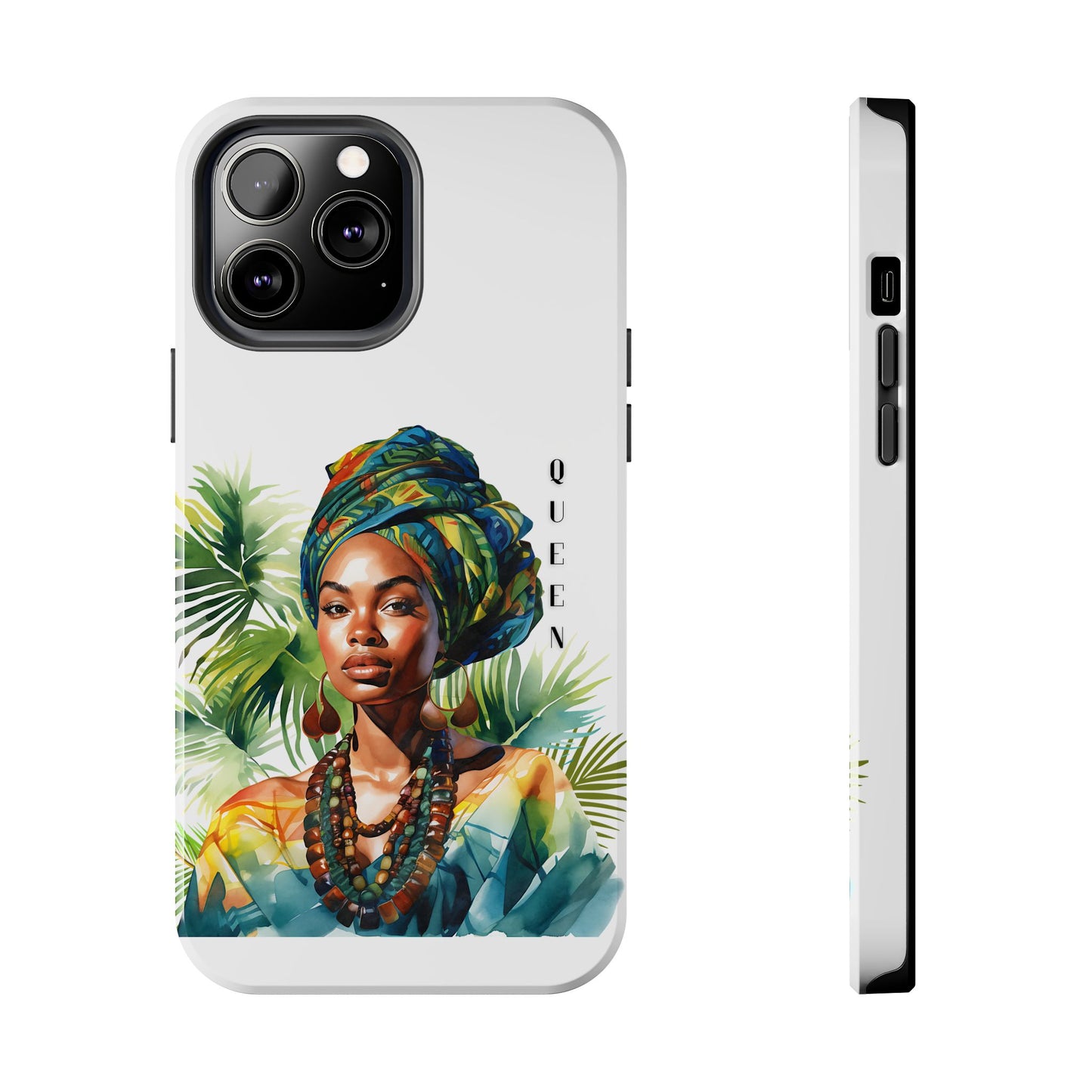 Black Queen Phone Case - Tough, Stylish, Protective Cover for Women, Tropical Vibe, Perfect Gift for Birthdays, Mother's Day, and Celebrations