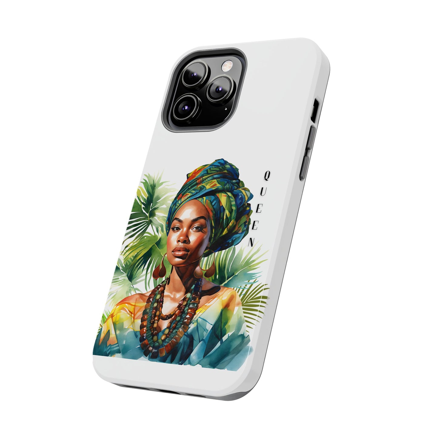 Black Queen Phone Case - Tough, Stylish, Protective Cover for Women, Tropical Vibe, Perfect Gift for Birthdays, Mother's Day, and Celebrations