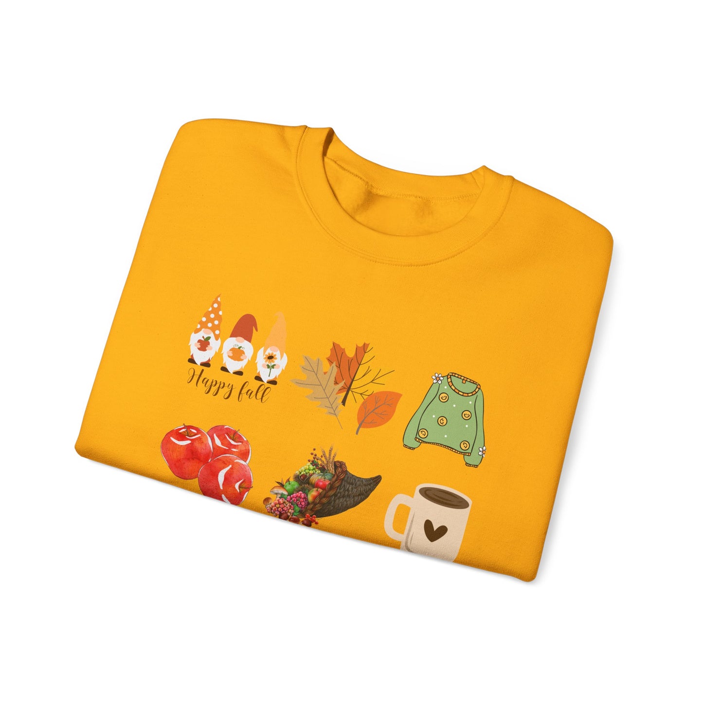 Fall Vibes Crewneck Sweatshirt - Cozy Autumn Unisex Blend for Cool Days and Thanksgiving, Give a gift or keep for yourself, printed in Canada