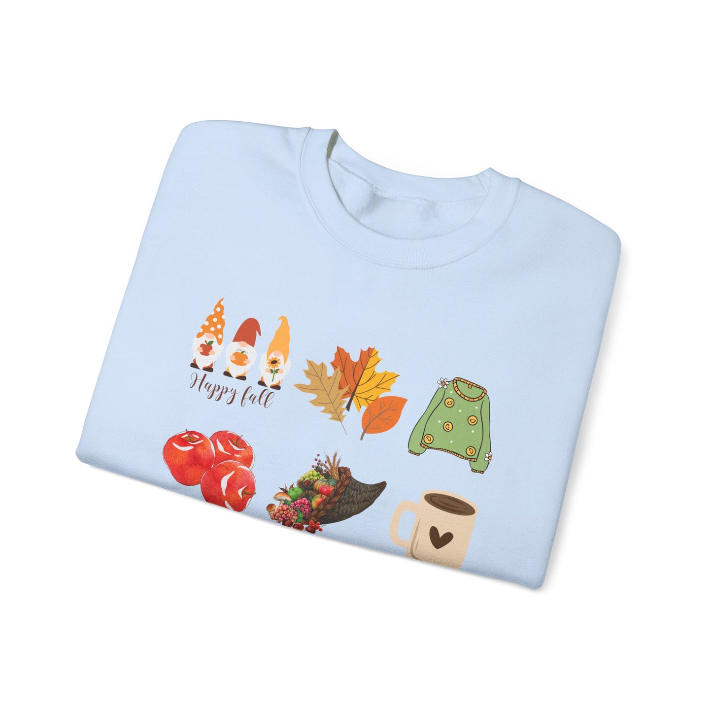 Fall Vibes Crewneck Sweatshirt - Cozy Autumn Unisex Blend for Cool Days and Thanksgiving, Give a gift or keep for yourself, printed in Canada