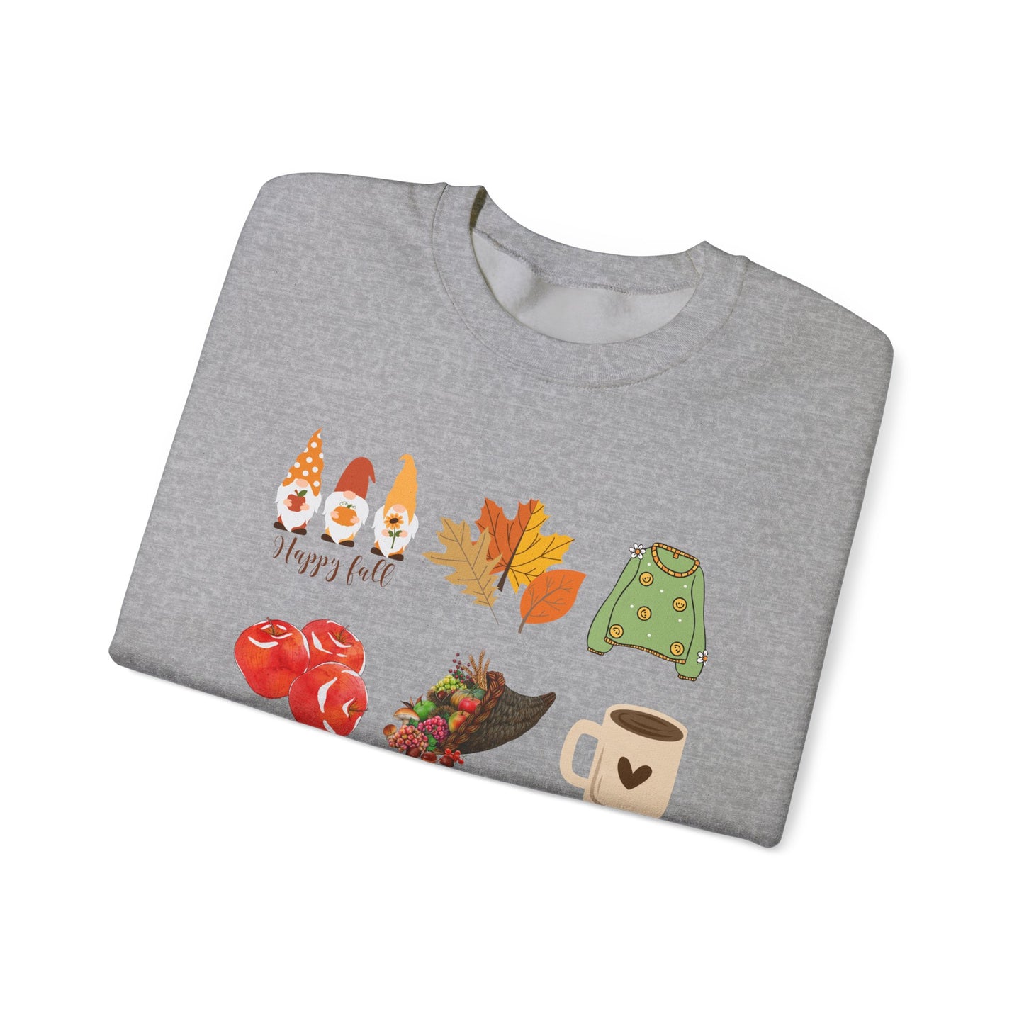 Fall Vibes Crewneck Sweatshirt - Cozy Autumn Unisex Blend for Cool Days and Thanksgiving, Give a gift or keep for yourself, printed in Canada