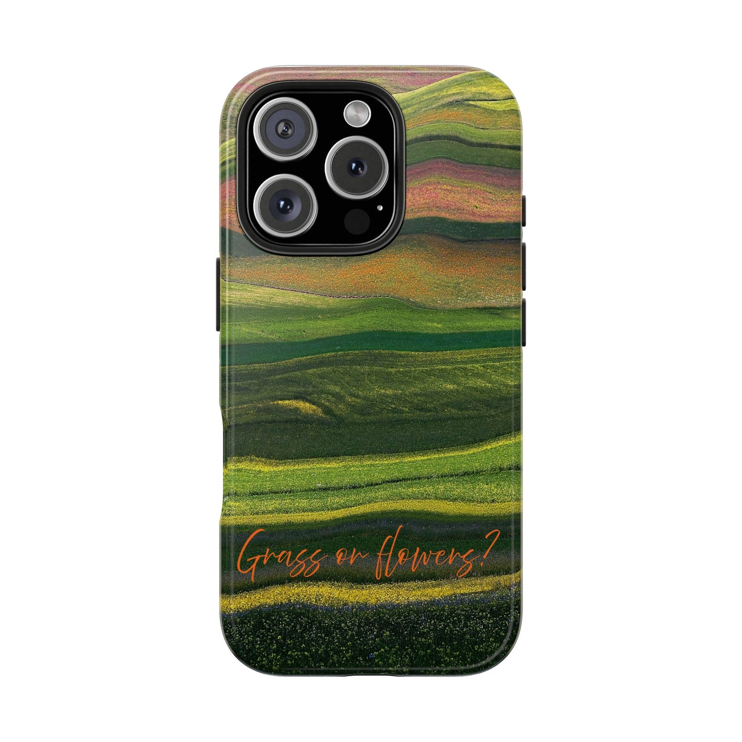Grasses or Flowers Phone Case from nature photo, Rows of vegatation - Great Gifts for Nature Lovers - Relaxing & calming.  Shipped from USA