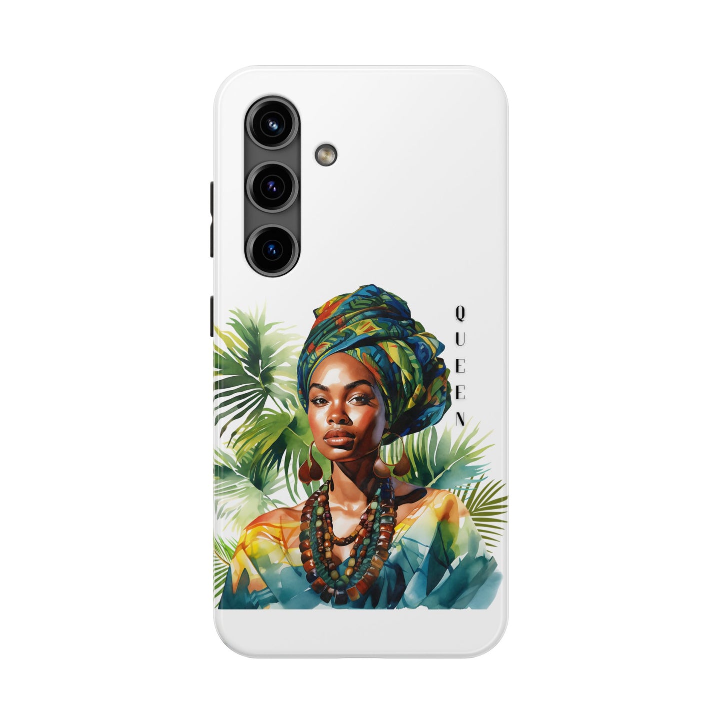 Black Queen Phone Case - Tough, Stylish, Protective Cover for Women, Tropical Vibe, Perfect Gift for Birthdays, Mother's Day, and Celebrations