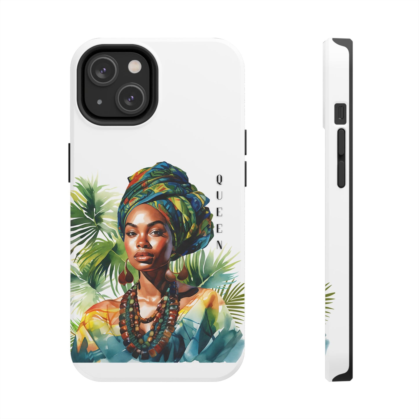 Black Queen Phone Case - Tough, Stylish, Protective Cover for Women, Tropical Vibe, Perfect Gift for Birthdays, Mother's Day, and Celebrations