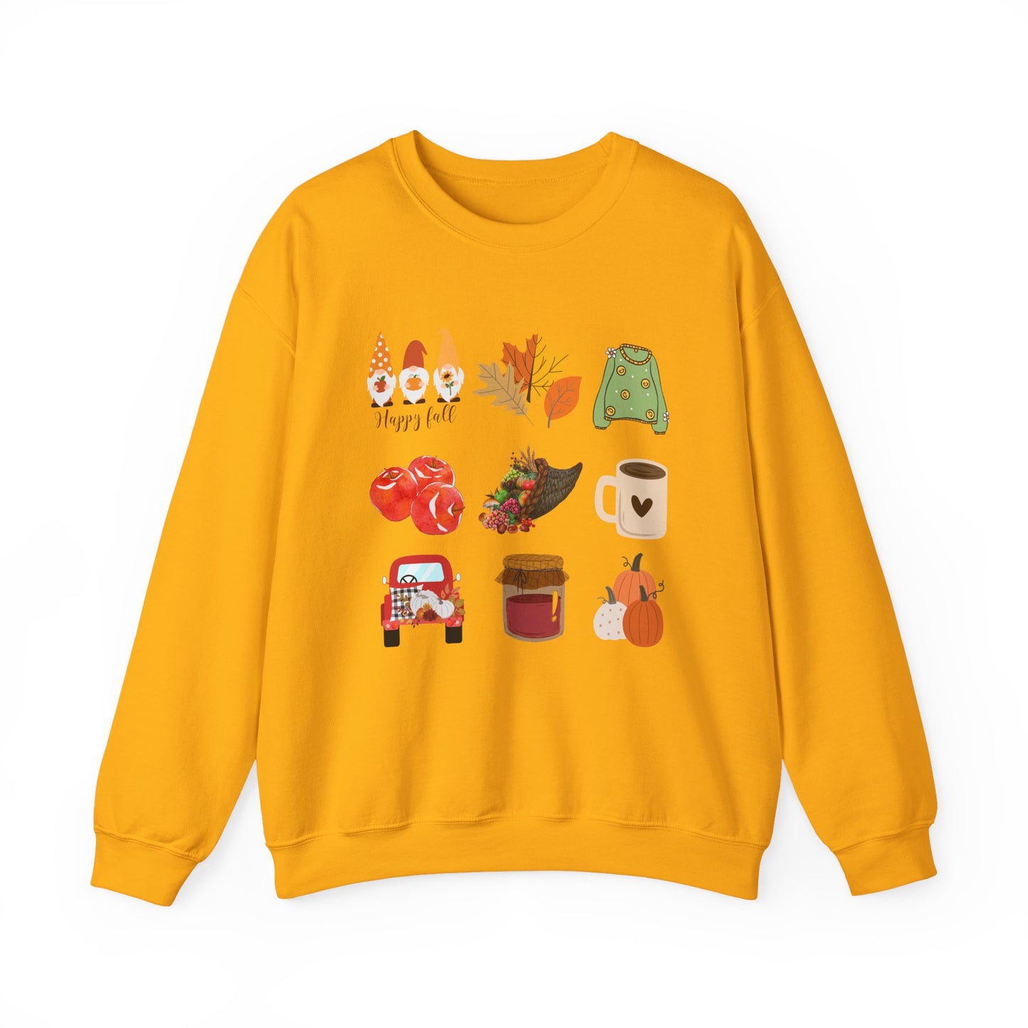 Fall Vibes Crewneck Sweatshirt - Cozy Autumn Unisex Blend for Cool Days and Thanksgiving, Give a gift or keep for yourself, printed in Canada