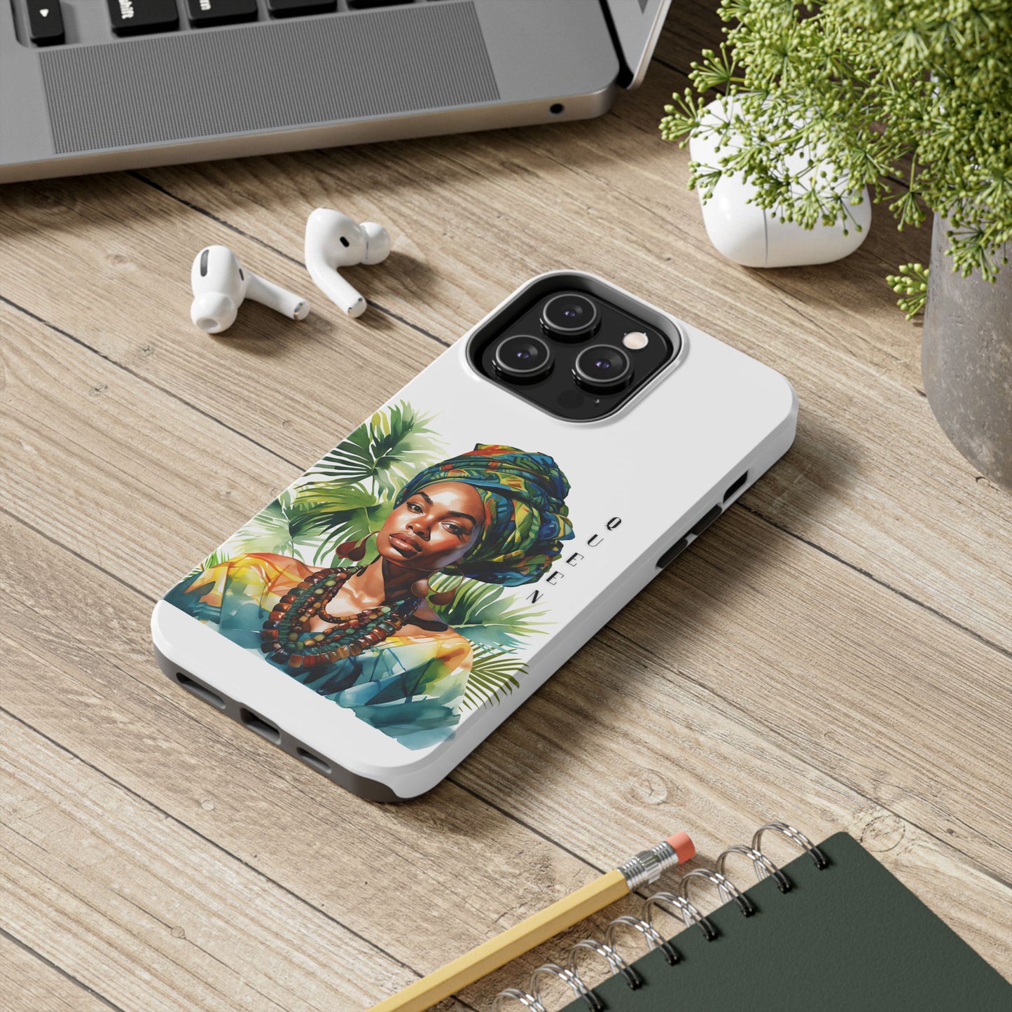 Black Queen Phone Case - Tough, Stylish, Protective Cover for Women, Tropical Vibe, Perfect Gift for Birthdays, Mother's Day, and Celebrations