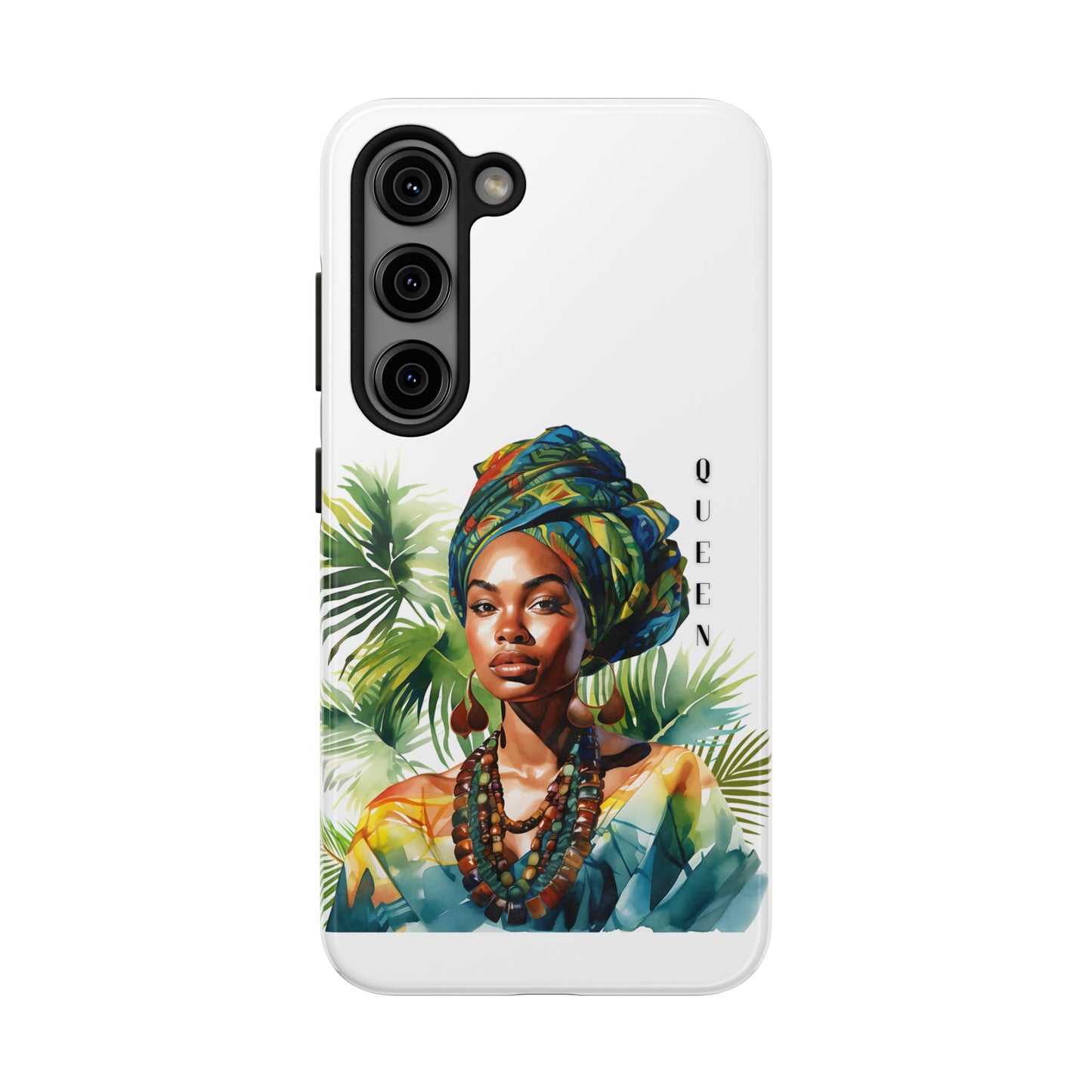 Black Queen Phone Case - Tough, Stylish, Protective Cover for Women, Tropical Vibe, Perfect Gift for Birthdays, Mother's Day, and Celebrations