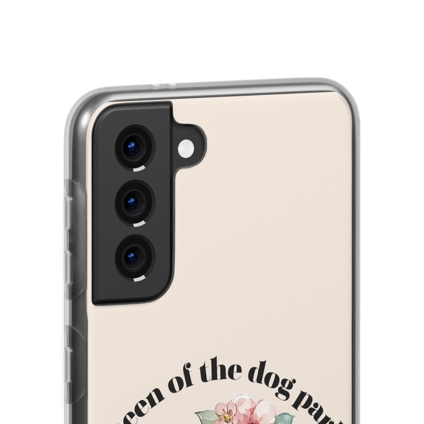 Cute Dog Park Flexi Case - 'Queen of the Dog Park', Protective Phone Cover for Dog Lovers, Pet Gift, Dog Mom Accessory, Custom Phone Case