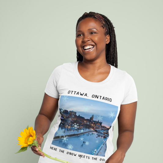Ottawa Softstyle T-Shirt - Cozy City Vibes, Travel Lover Gift, Printed in Canada