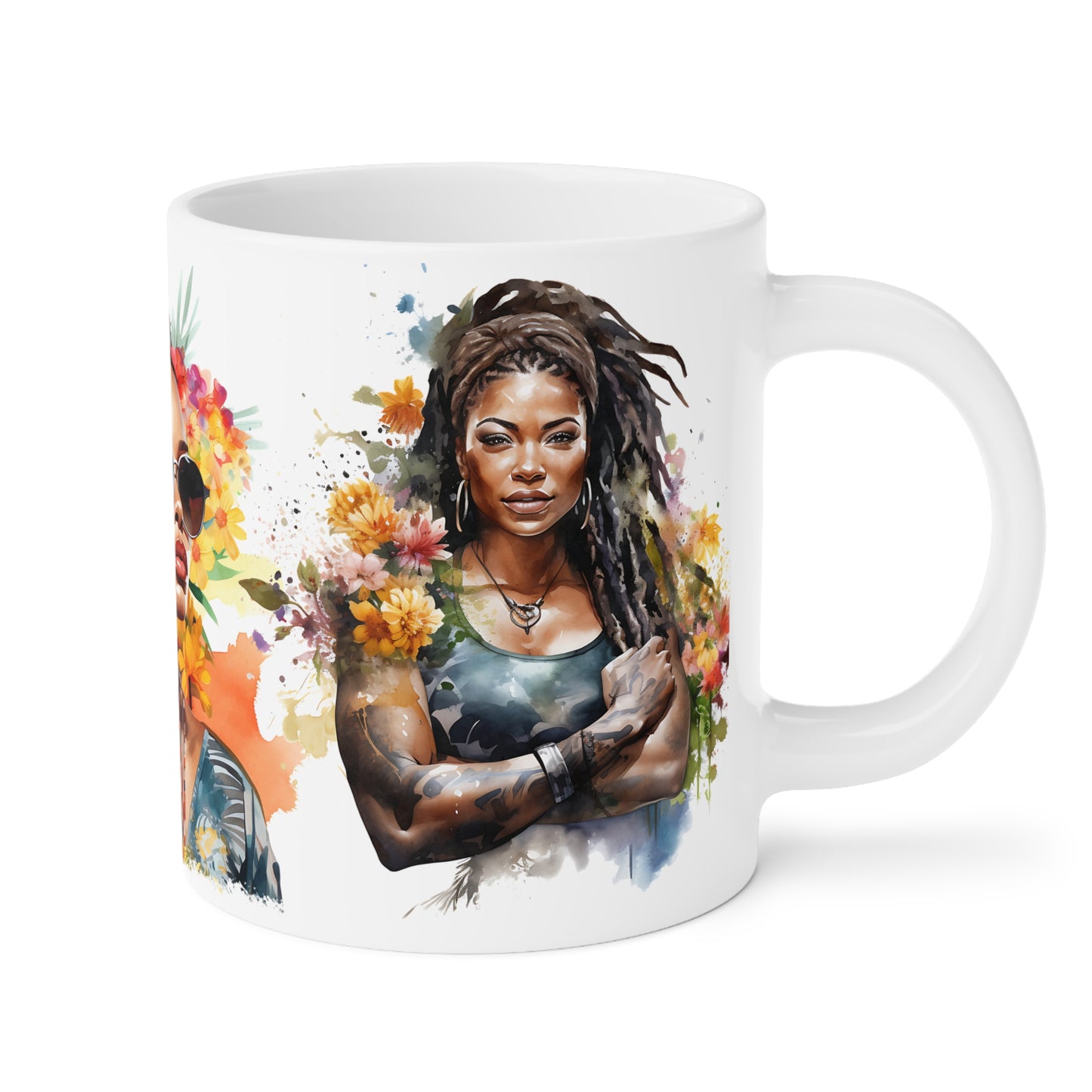 Strong Beautiful Black women, Art Ceramic Mugs | Coffee Lovers | Unique Gifts for Birthdays, Chiristmas gift idea, Home Decor. Shipped from Canada