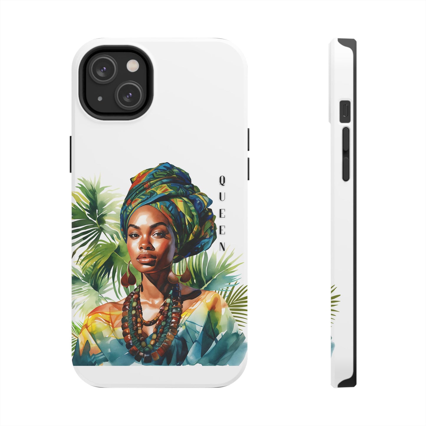 Black Queen Phone Case - Tough, Stylish, Protective Cover for Women, Tropical Vibe, Perfect Gift for Birthdays, Mother's Day, and Celebrations