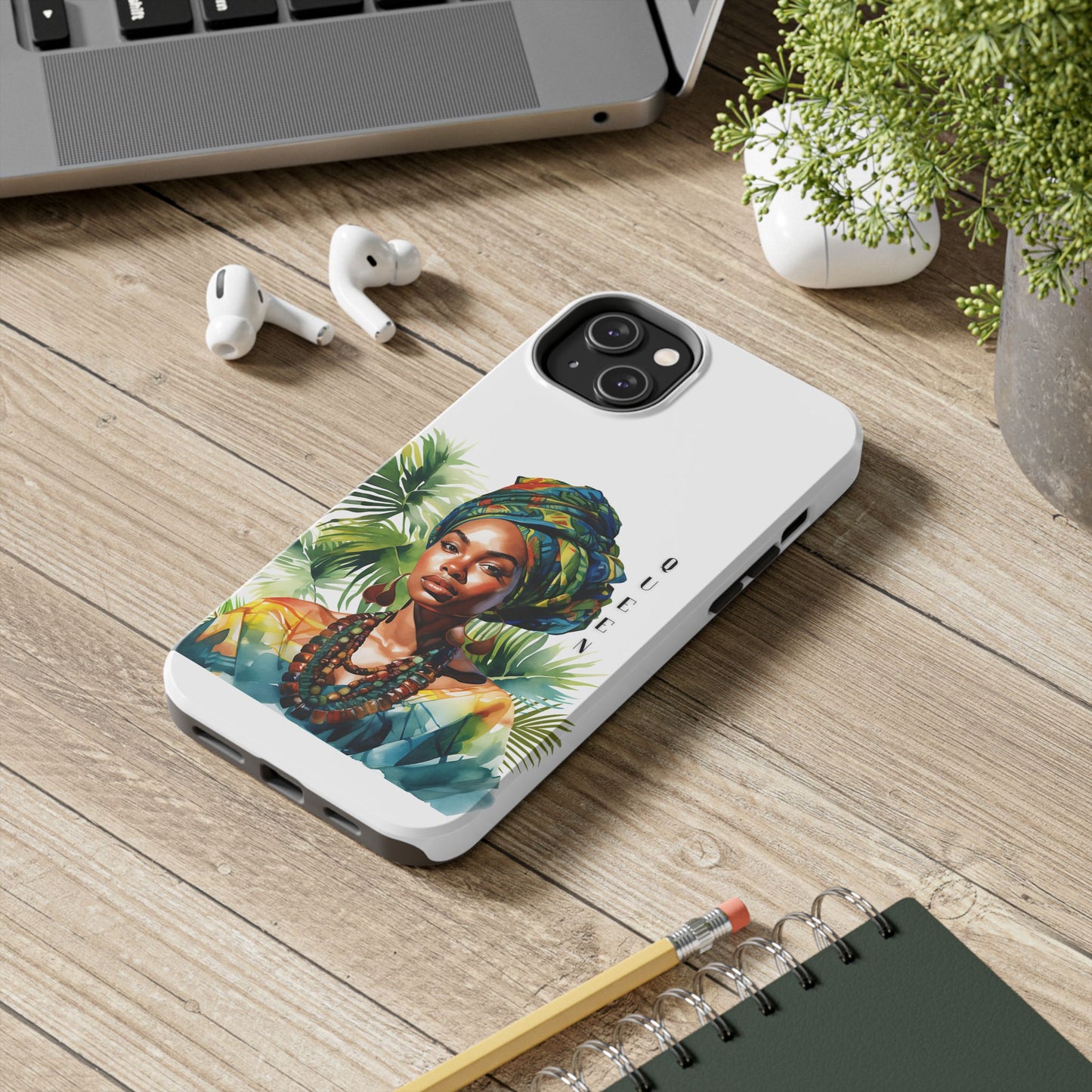 Black Queen Phone Case - Tough, Stylish, Protective Cover for Women, Tropical Vibe, Perfect Gift for Birthdays, Mother's Day, and Celebrations