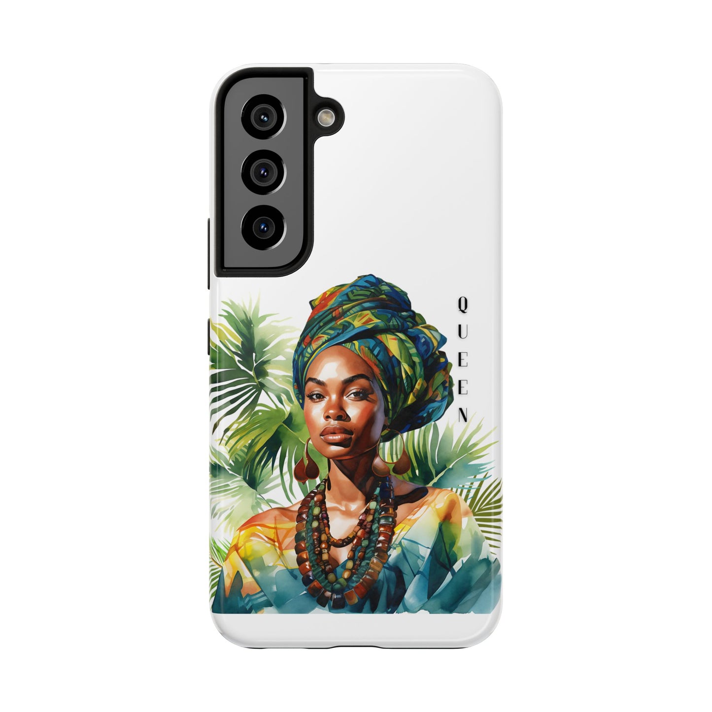 Black Queen Phone Case - Tough, Stylish, Protective Cover for Women, Tropical Vibe, Perfect Gift for Birthdays, Mother's Day, and Celebrations