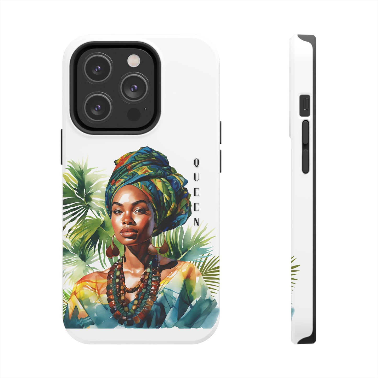 Black Queen Phone Case - Tough, Stylish, Protective Cover for Women, Tropical Vibe, Perfect Gift for Birthdays, Mother's Day, and Celebrations
