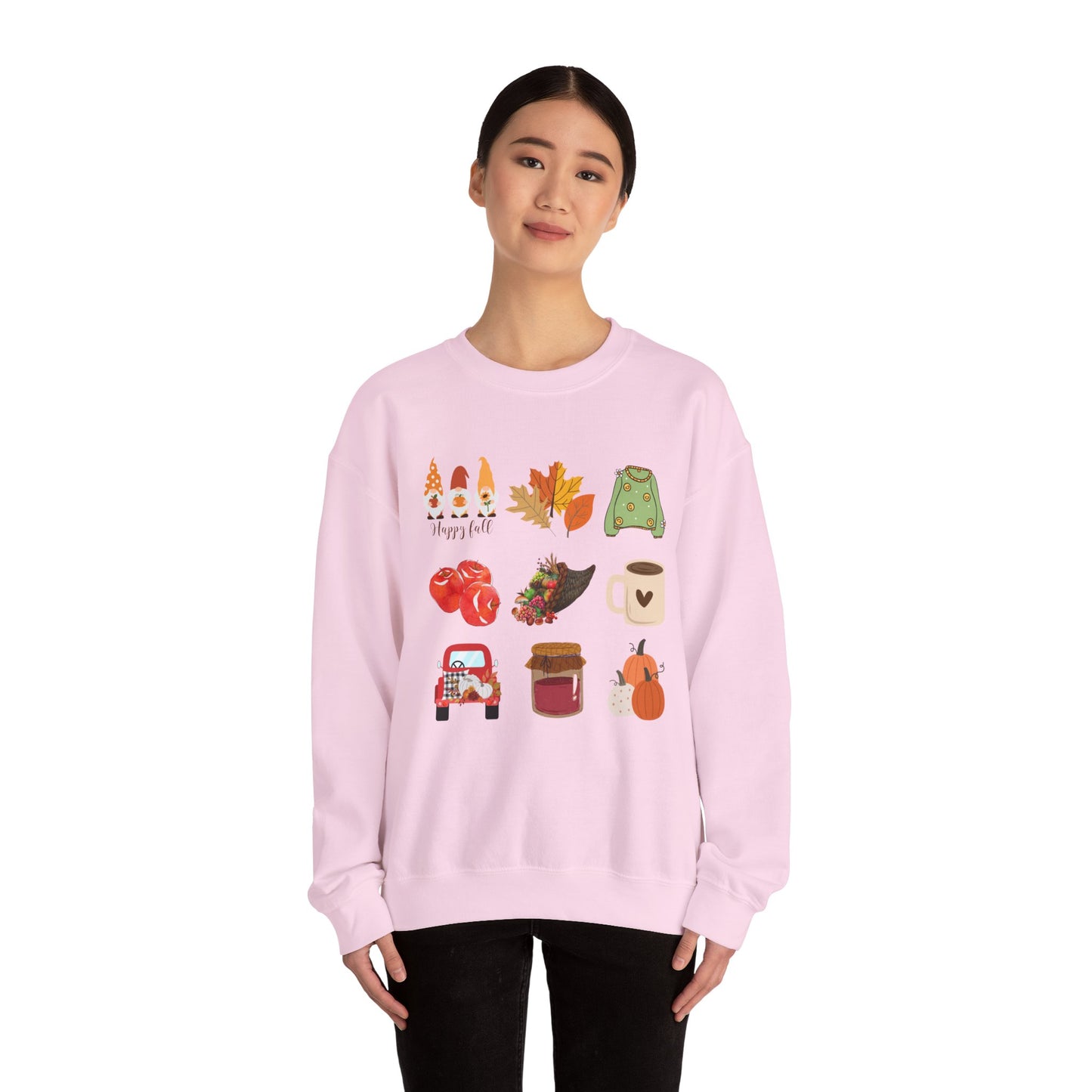 Fall Vibes Crewneck Sweatshirt - Cozy Autumn Unisex Blend for Cool Days and Thanksgiving, Give a gift or keep for yourself, printed in Canada