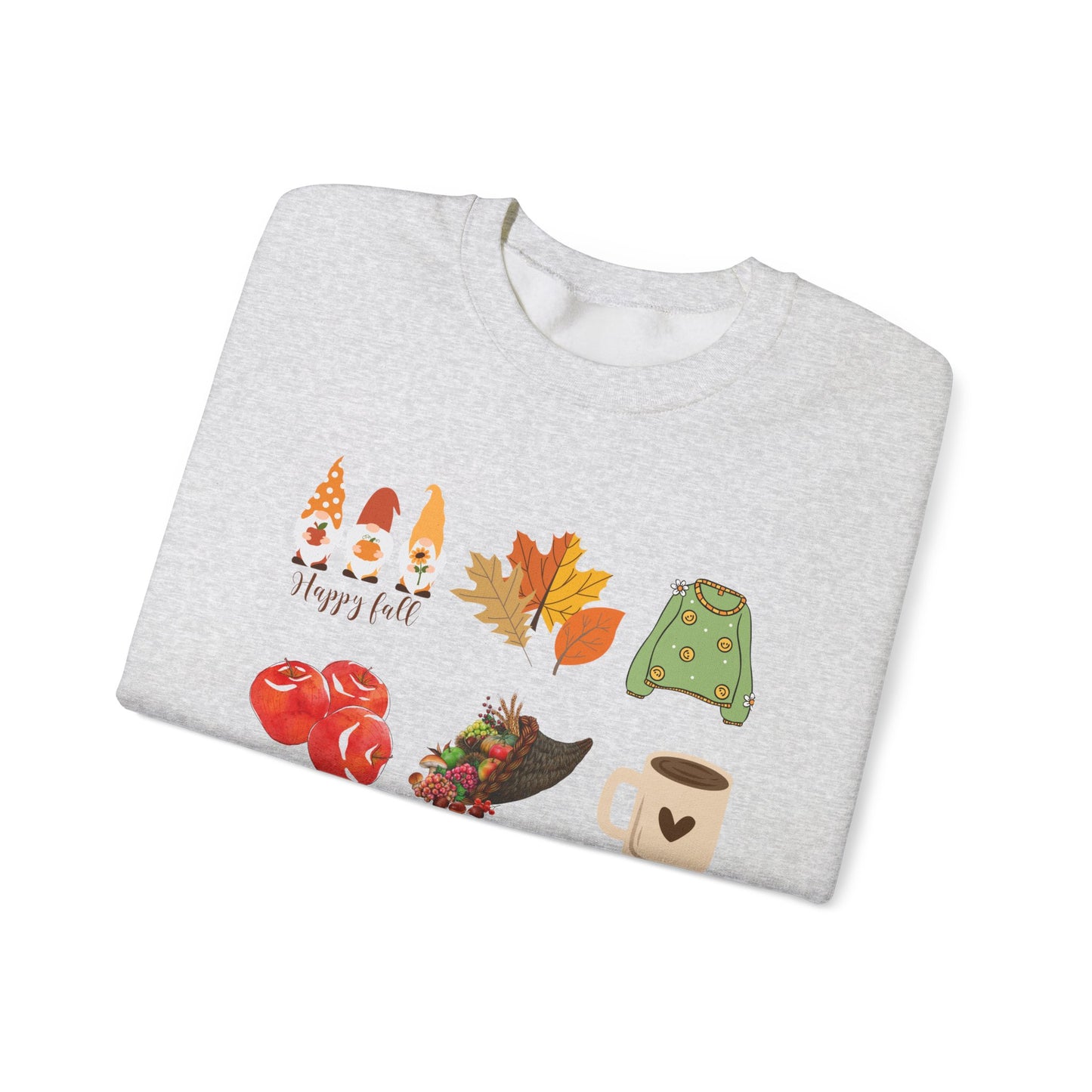 Fall Vibes Crewneck Sweatshirt - Cozy Autumn Unisex Blend for Cool Days and Thanksgiving, Give a gift or keep for yourself, printed in Canada