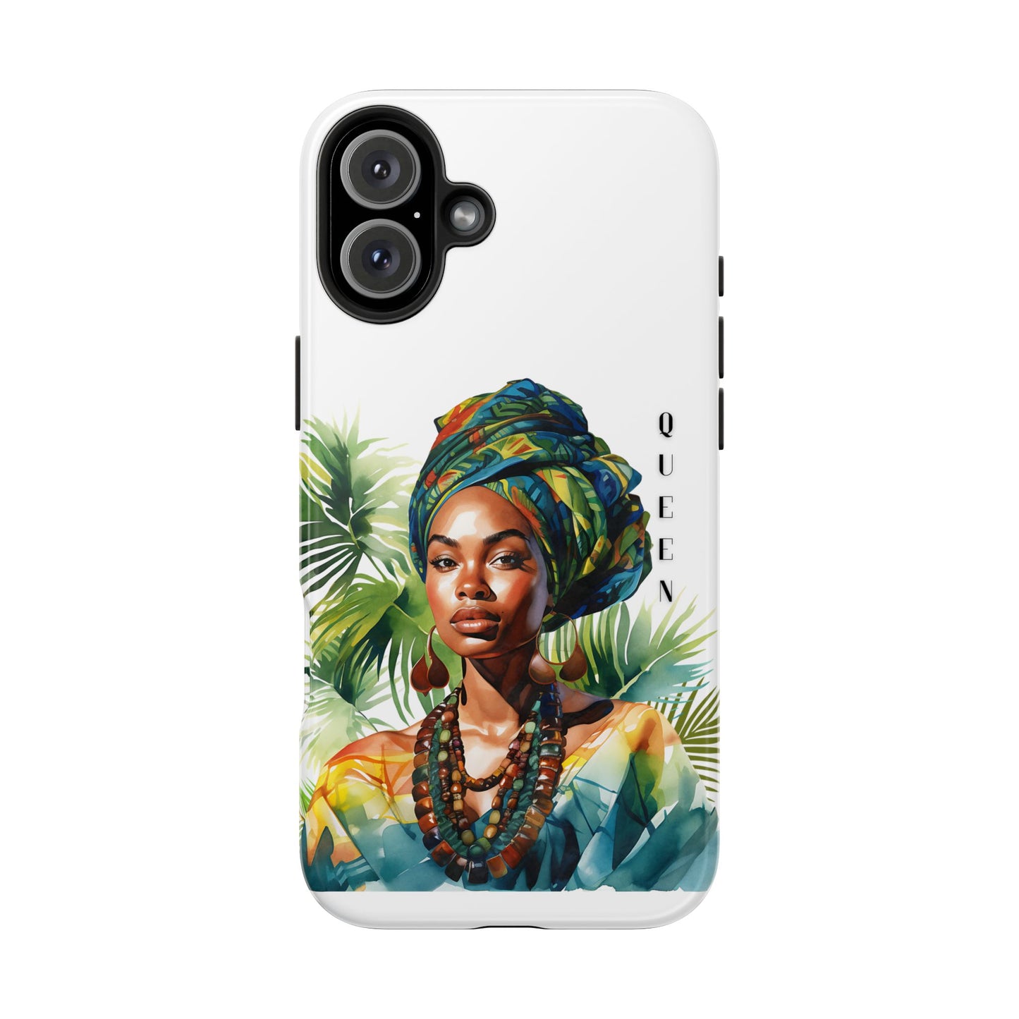 Black Queen Phone Case - Tough, Stylish, Protective Cover for Women, Tropical Vibe, Perfect Gift for Birthdays, Mother's Day, and Celebrations